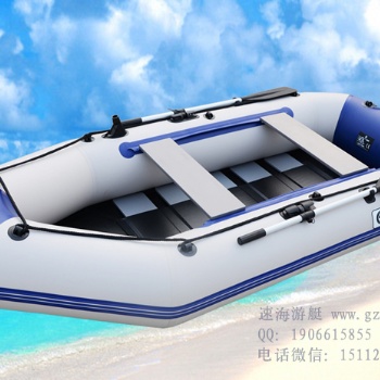 水上作業橡皮艇,加厚硬底充氣艇,沖鋒舟,釣魚船