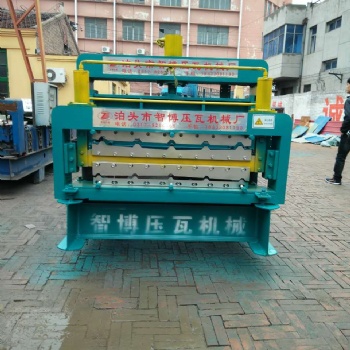 雙層琉璃瓦壓瓦機彩鋼仿古琉璃瓦機