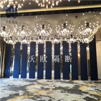 移動隔斷屏風隔音門|酒店隔斷門|酒店隔斷吊趟門