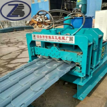 竹節琉璃瓦壓瓦機新型琉璃瓦壓瓦機6峰竹節彩鋼瓦