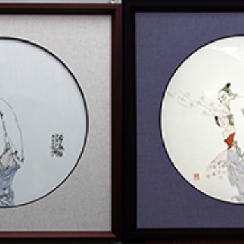 薄胎燈板藝術瓷陶瓷燈家具
