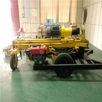 輪式氣動水井鉆機 HQZ200型自行式氣動鉆井機廠家