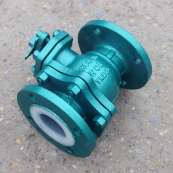 溫州龍灣廠家襯氟球閥Q41F46-16C
