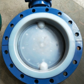 溫州龍灣廠家襯氟蝸輪法蘭蝶閥D341F46-16C