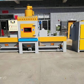 深圳百創噴砂機 平面輸送式自動噴砂機 全自動噴砂機廠價定制