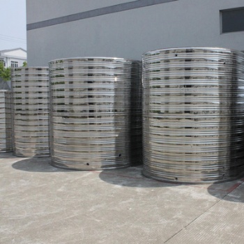 1噸不銹鋼水箱 304立式壓力容器 不銹鋼圓形生活水箱定制