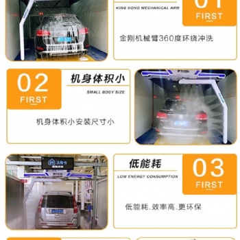 全自動24小時無人值守免擦拭洗車機，沃希卡無接觸洗車機產品特點功能介紹