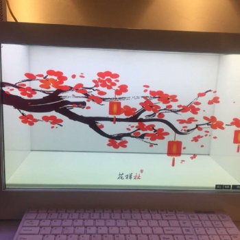 蘇州宜成透明液晶展示柜紅外觸摸互動拼接屏展柜廣告一體機尺寸定制