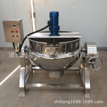 諸城世邦行星夾層鍋 熬粥鍋可傾斜自動出料