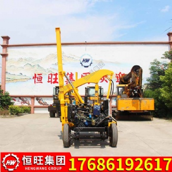 護欄打樁機 多功能打樁機 高速公路護欄打樁機