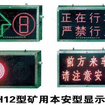 山東崠礦安牌礦用PH12本安顯示屏滾動字體