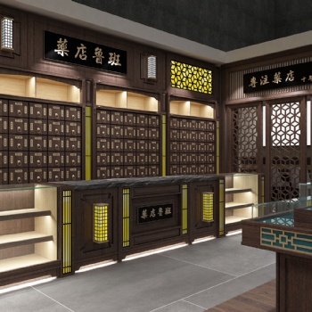 藥店處方柜如何通過陳列提高銷量 藥店魯班