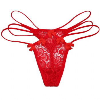云夢妮現貨蕾絲低腰性感女式內褲女士T/丁字褲外貿ladies panties