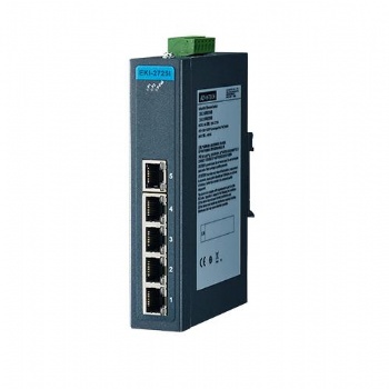 研華5端口全千兆非網管型工業以太網交換機EKI-2725