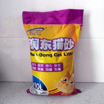 遼寧朝陽潤東膨潤土貓砂三秒結團