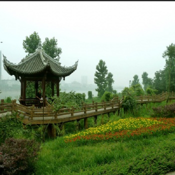 供應(yīng)成都景觀亭子，防腐木亭子定制廠家