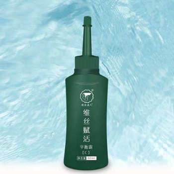 維絲賦活平衡露C，重在改善頭皮微血液循環(huán)和神經(jīng)功能