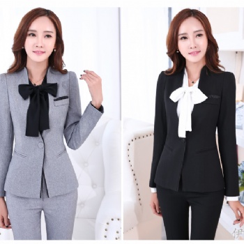 銀行工作服定制 西服工作服定做 做工精良