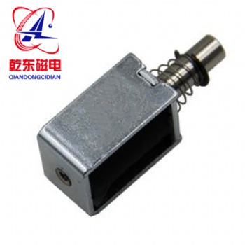 箱柜電磁鎖框架牽引推拉電磁鐵QDU0730L廠家定制-乾東磁電