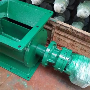 鋼性葉輪給料機分格輪雙接盤星型卸料器內徑200防卡防堵卸料器