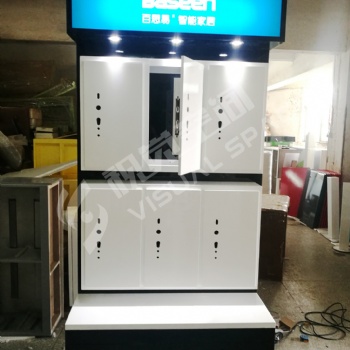 視覺空間新款智能鎖展示柜指紋鎖展示柜臺