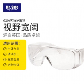 G3訪客防護眼鏡防霧防紫外線防護眼鏡