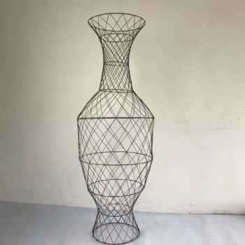 紫薇花瓶骨架山東海棠花瓶骨架模型編織技術視頻