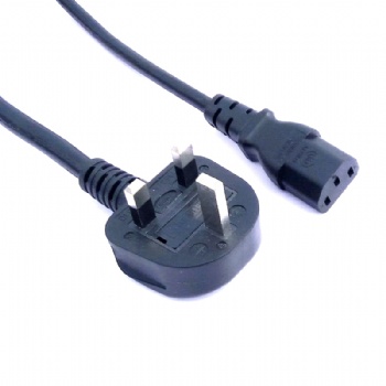 0.75平方英規三插品字尾電源線廠家
