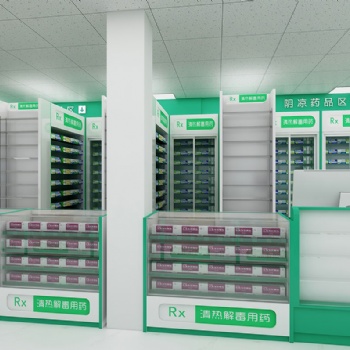 藥店收銀臺設計方法有哪些 藥店魯班