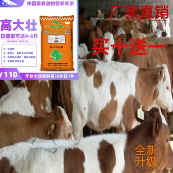 牛飼料育肥飼料肉牛催肥增重快的快育肥素預混料飼料