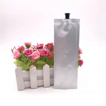 1000ml注水式墨水袋廠家定制 掛扣式帶嘴抗腐蝕工業(yè)鋁箔袋工廠