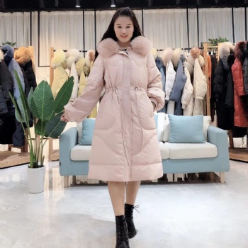 奢華大毛領羽絨服2020年冬裝新款