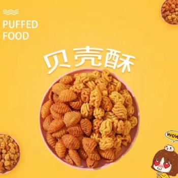 貝殼酥油炸小食品生產線拉面條餅咪咪薯條薯片生產設備