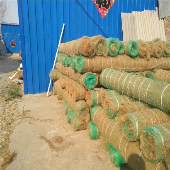 河道綠化護坡植草毯植物纖維毯生態(tài)修復(fù)植生毯椰纖植被毯