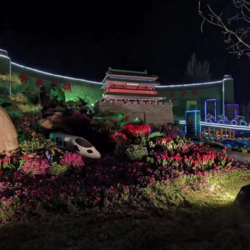 北京綠雕廠家五色草景觀植物綠雕植物墻定制