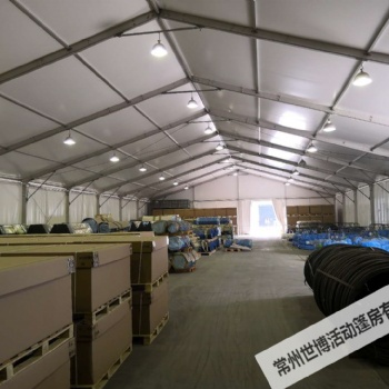 鋁合金倉儲篷房 倉庫大棚 環保防塵篷房 煤炭棚