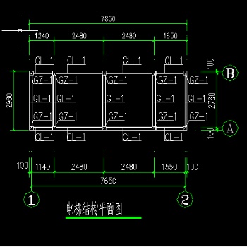 鋼結構設計-電梯項目工程設計圖