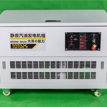 25千瓦汽油發(fā)電機組維護說明