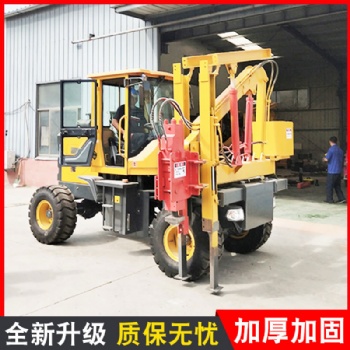 江西省打拔鉆一體高速公路打樁機(jī) 高效打樁機(jī)