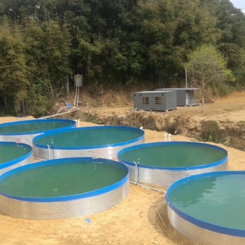 高密度養魚池帆布魚馬桶排污管