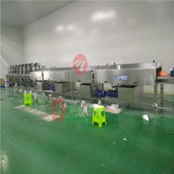 全自動韭菜臭氧去農殘噴淋清洗機的原理