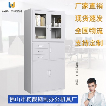 廣東廠家批發(fā)新款大容量窄邊文件柜辦公室資料柜銀行保密柜