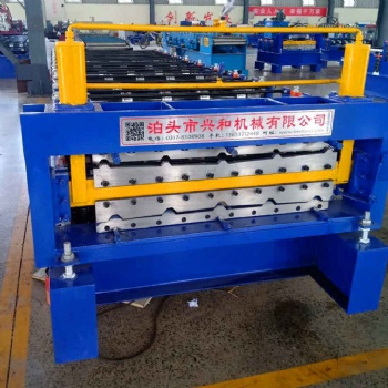 泊頭源頭直供全自動(dòng)840-900雙層壓瓦機(jī)
