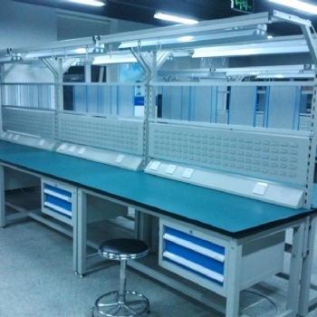 防靜電工作臺電子廠操作臺學校實驗桌車間電腦維修臺流水線實驗臺