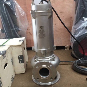 耐酸堿不銹鋼離心泵316不銹鋼潛水泵65WQP15-6-0.75 耐強酸強堿排污潛水泵
