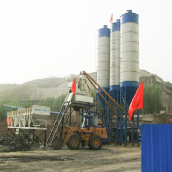 HZS90混凝土攪拌站-華鑫建機(jī)