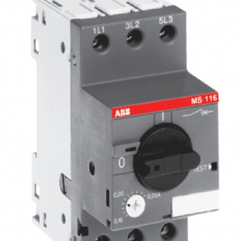 ABB電動機保護用斷路器MS116-16系列開關(guān)原裝正品現(xiàn)貨