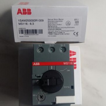 ABB馬達斷路器MS116-25電動機啟動原裝正品現(xiàn)貨直發(fā)