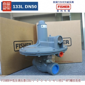 133L-5調(diào)壓閥 外取壓 新編號133-1065-10873口徑DN50費希爾自立式減壓閥