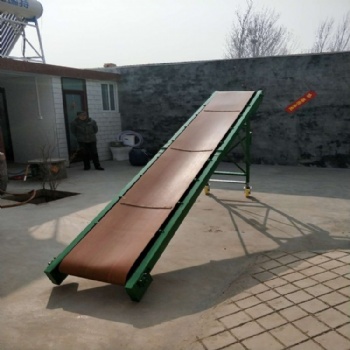 小型皮帶輸送機(jī)下鄉(xiāng)收糧移動(dòng)折疊升降式裝卸貨輸送機(jī)